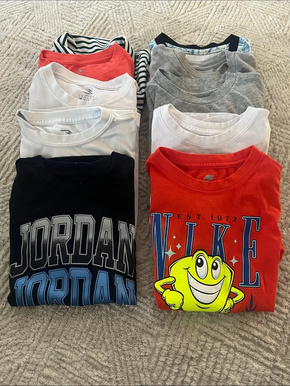 Bundle of Little Boy’s Athletic Shirts (10)